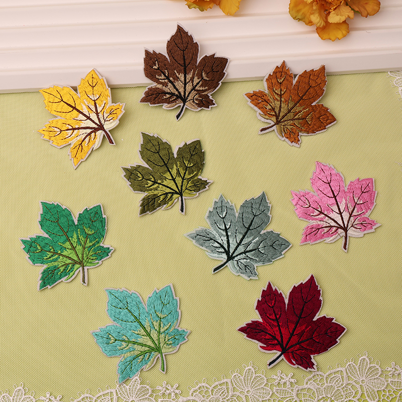 补丁贴自粘枫叶修补布贴