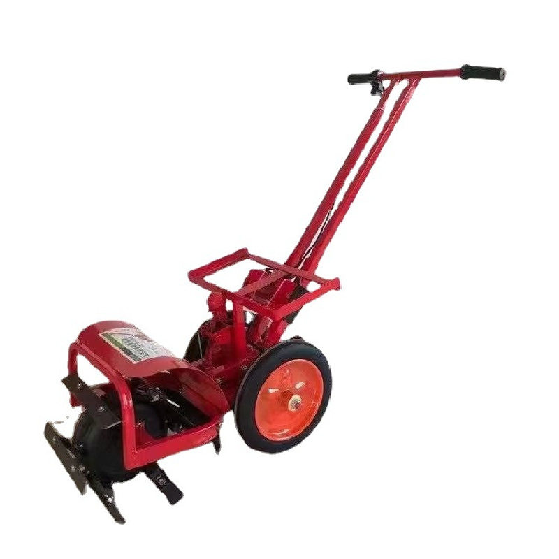 库电动除草机松土机手扶式农用小型耕地机果园大棚翻地锄草开购厂