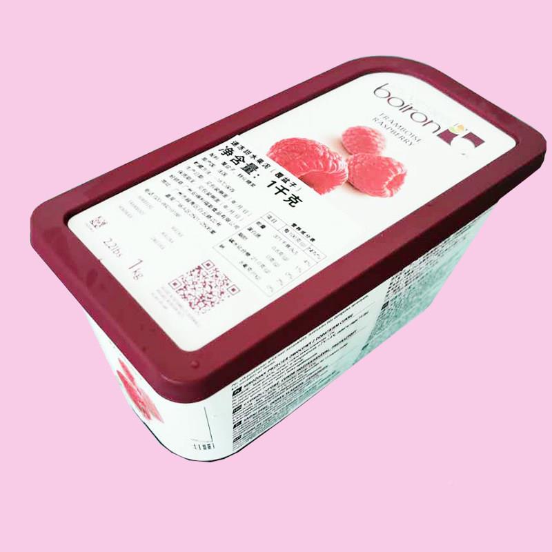 法国宝茸覆 覆盆子芒果草莓香百QZU果白桃泥果茸果树莓佛手柑原烘图片