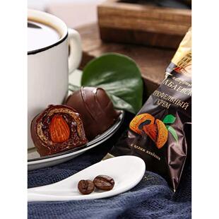 JPG俄罗斯露形克力松扁桃仁巧夹心杏仁果果仁奶油味糖进口休闲零