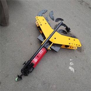 60*6接地扁铁扁钢折弯机 便携式铜排液压弯曲机 铜铝排横立弯曲机