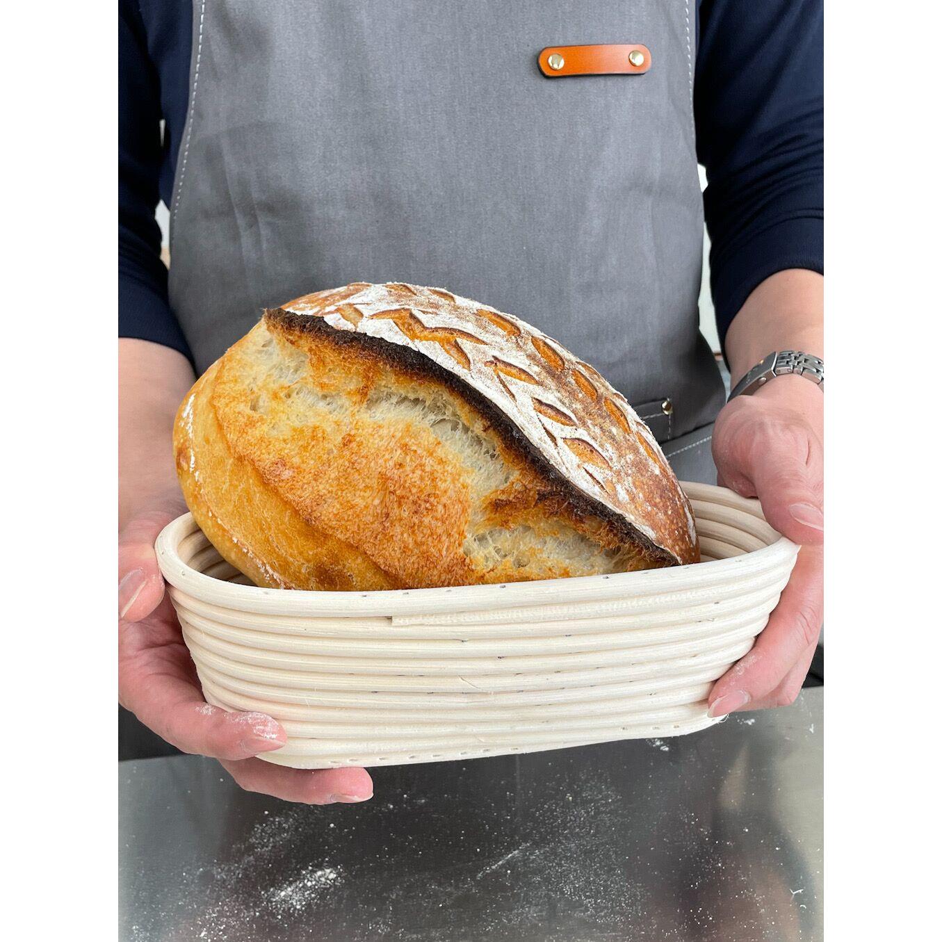 藤编欧包面包发酵篮烤箱椭圆形法棍面团发酵模具家用DIY烘焙工具