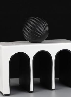 简约欧式创拱门艺术摆件家居客厅电视柜装饰品酒店样板间桌面摆设