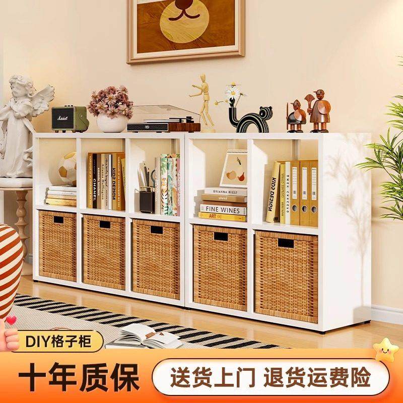 钢制格子柜客厅卧室铁皮书架书柜自由组合落地置物架收纳储物柜子,住宅家具,家用陈列柜,淘宝优惠券,粉丝福利购,淘宝优惠卷