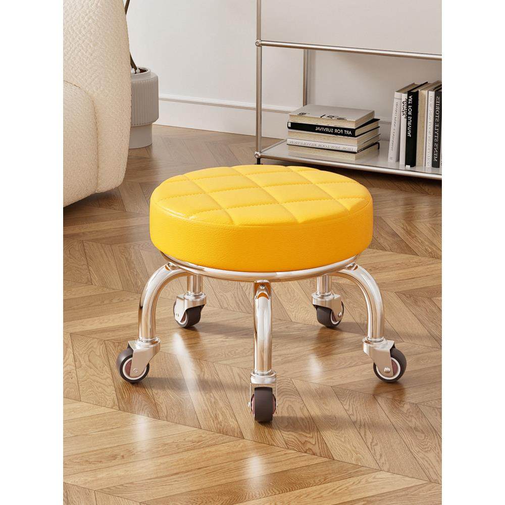 滑轮矮凳家用万向轮小凳子静音可移动带娃儿童学步凳带轮网红圆凳,住宅家具,万向轮凳,淘宝优惠券,粉丝福利购,淘宝优惠卷