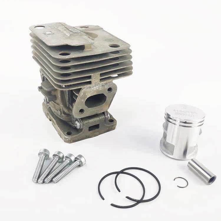 钢制割草机气缸总成Fs120刷刀配件草坪修剪机活塞环气缸活塞