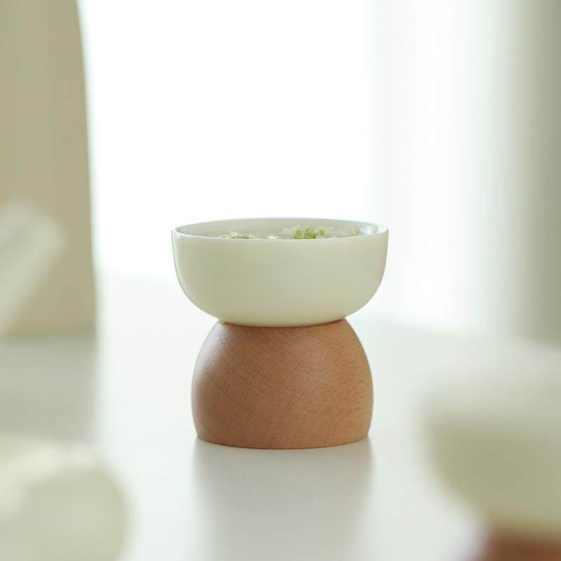 北欧哑光高档精致茶杯陶瓷功夫小品茗杯主人杯子家用简约个人茶盏