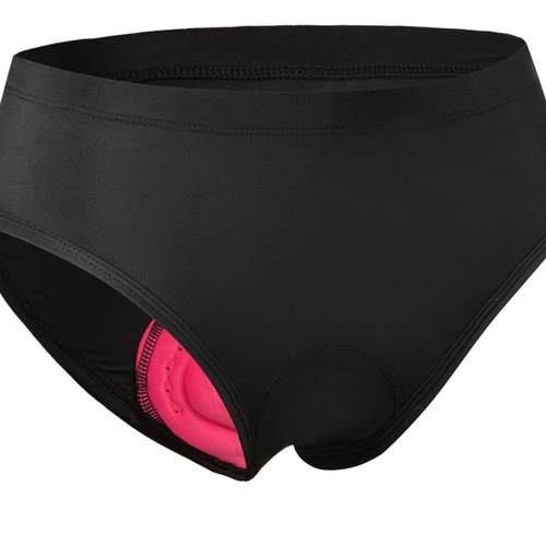 自行车骑行内裤女士三角硅胶垫吸湿排汗透气速干骑行裤专业休闲款