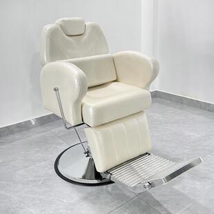 养发馆椅子头疗可放倒理疗椅理发美容美发椅子升降大底盘剪发椅子