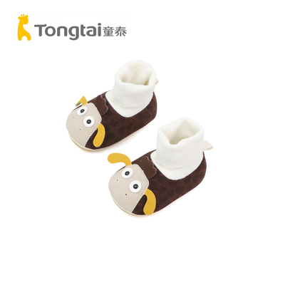 童泰秋冬新款童鞋宝宝婴儿步前鞋暖男女小月龄袜鞋软底袜子靴保