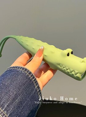 【新家的100个快递】小鳄鱼手电筒小型便携儿童硅胶充电式耐用