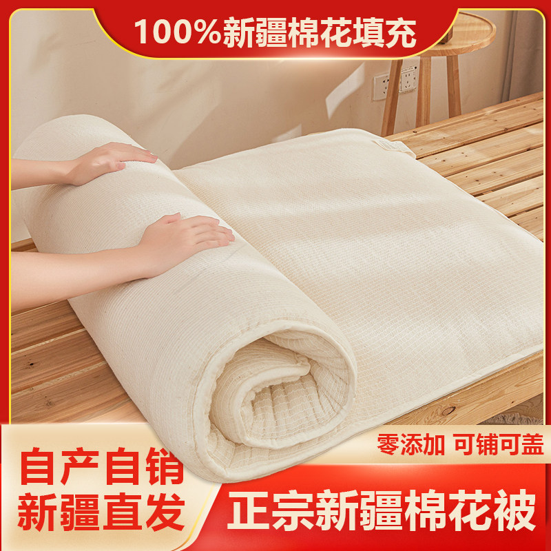 儿童棉花被芯幼儿园学生宿舍垫被盖被棉絮新疆棉花秋冬加厚被褥子