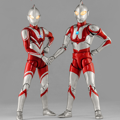 SHF真骨雕奥特曼拼装玩具雷欧初代杰克佐菲可动模型国产手办 孩