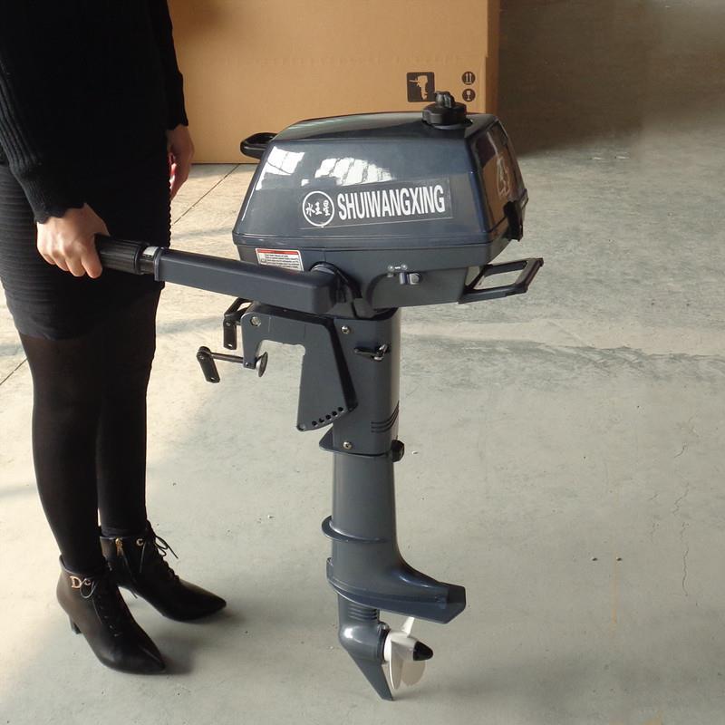 4匹马力船挂机 小型汽油水冷挂桨机 厂家供应船用舷外机船尾机