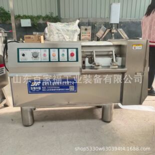定制不锈钢鱼肉切丁设备罗根肉多功能切丁机全自动肉皮冻切条机