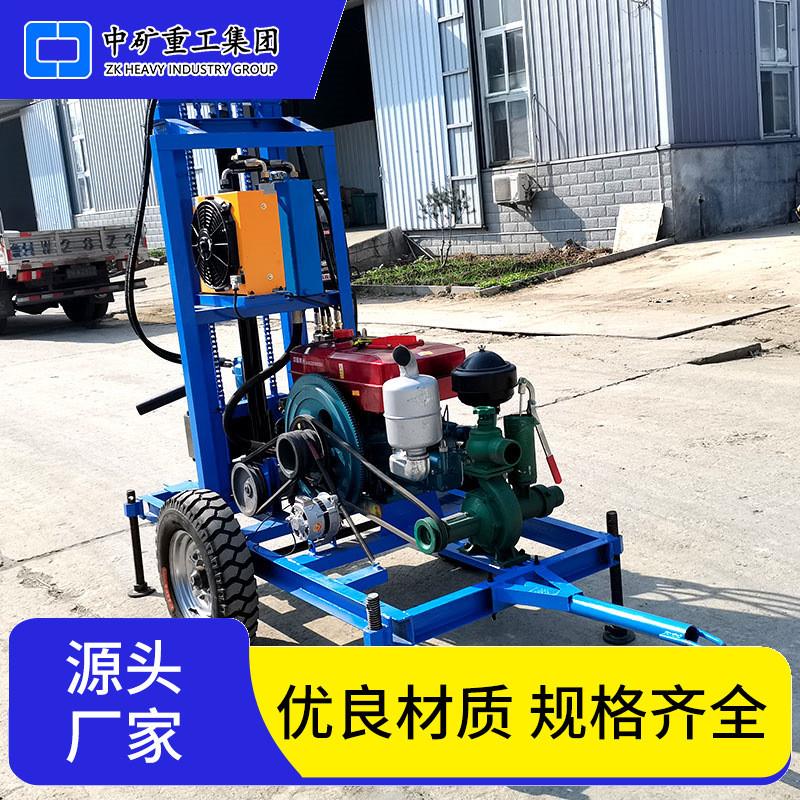 22马力柴油液压打井钻机 农田灌溉工地打桩高效钻井 大功率钻机