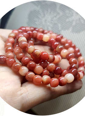 天然骆驼骨佛珠手链手串手持念珠女士6X5骨头文玩念珠饰品小挂链