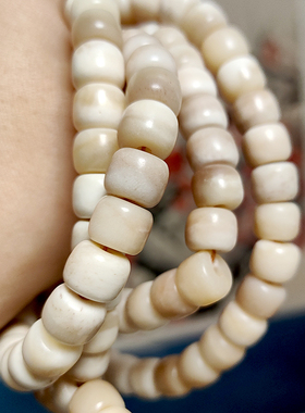 原料骆驼骨手链108颗手串佛珠桶珠文玩骨头盘玩手持挂链子长念珠