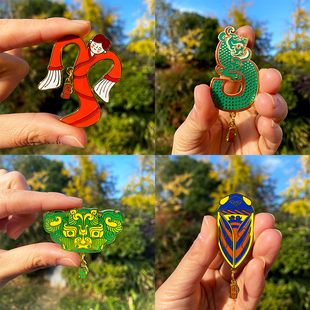 徐州博物馆联名款文创金属徽章旅游纪念品文物书包徽章伴手礼物