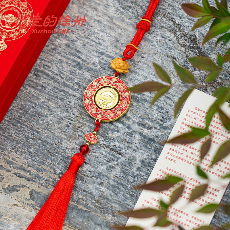 行走的徐州丨宝莲寺文创好运莲莲旅游纪念品车挂挂饰新年礼物礼品