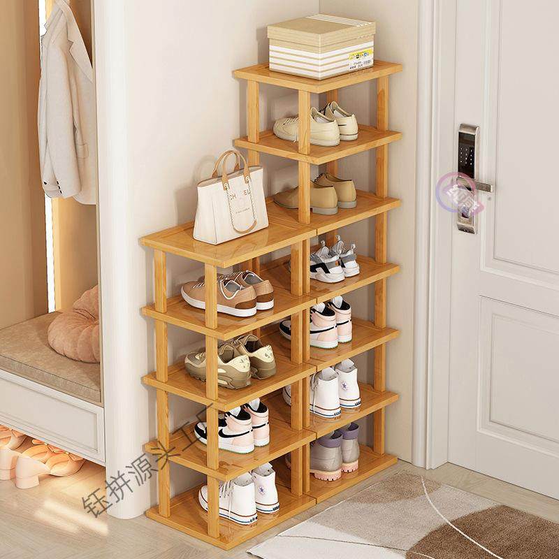 拉车套罩家用鞋架子简易门口宿舍防尘立式鞋柜多功能收纳省空间多