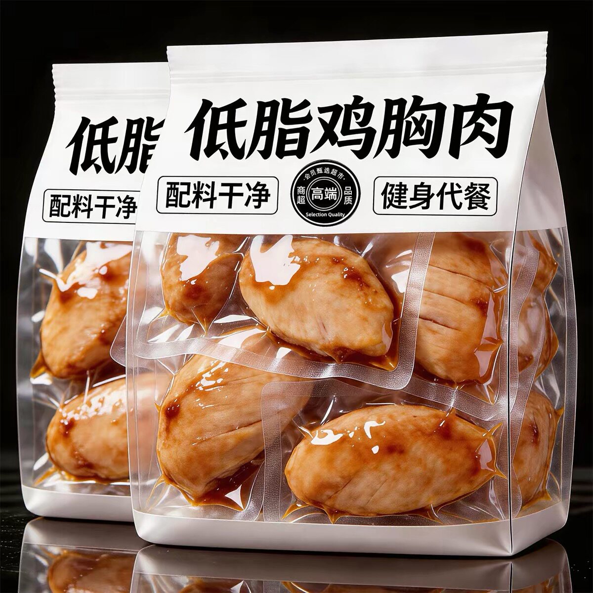 低脂鸡胸肉即食健身代餐解馋饱腹0减少脂期肥餐卡轻速主食零食品