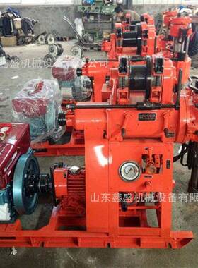GK-180型岩心水井钻机地质勘探取芯钻机22马力柴油液压打井机