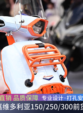 适用于龙嘉维多利亚150si 250 Sixties300前货架车头置物架书包架