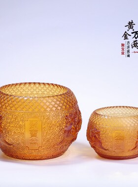 琉璃貔貅聚宝盆招财摆件中式客厅玄关装饰工艺品店铺开业乔迁送礼