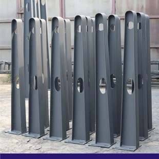 定制 雨棚钢梁 牛腿支架 满焊车棚挑梁 H碳钢幕墙牛腿 玻璃驳接爪