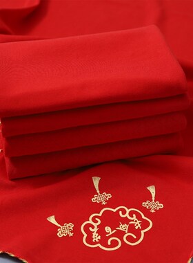 婴儿出院红布初生宝宝产房包巾新生抱被喜庆裹布纯棉包单红色秋冬