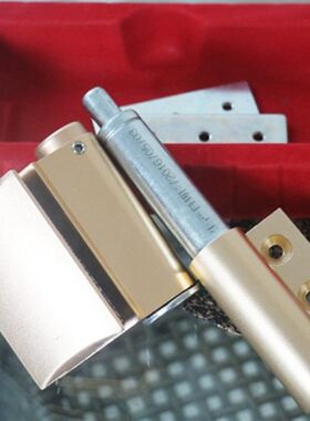 自动关门闭门器生态门合页金色高隔间隔断玻璃门液压缓冲定位合页