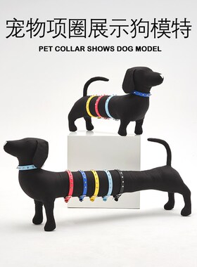 软体狗模特简约通用模型宠物摆件项圈展示模特宠物拍照摄影道具