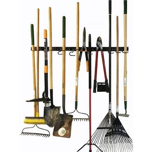 农具摆放架园艺工具农用扫把铁锹整理架组合工具摆放收纳挂架神器