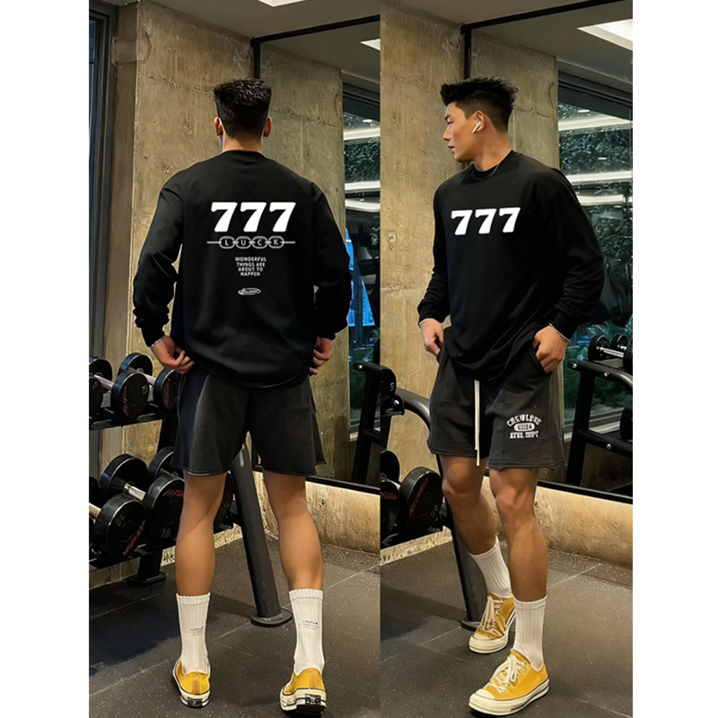 美式西海岸痞帅宽松纯棉T恤时尚