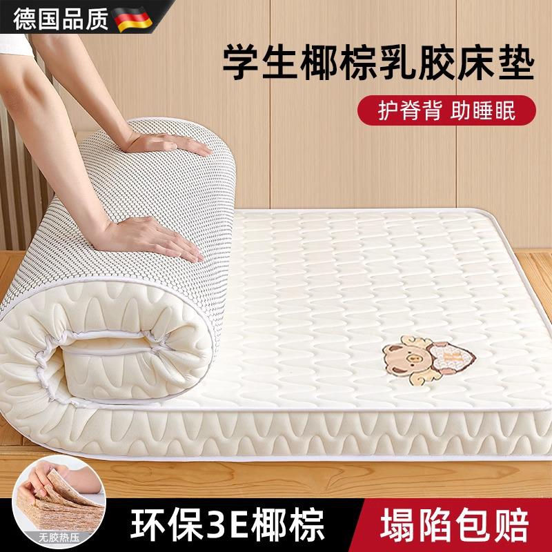 德国椰棕床垫家用加厚榻榻米垫子3e棕榈偏硬学生宿舍单人乳胶床垫