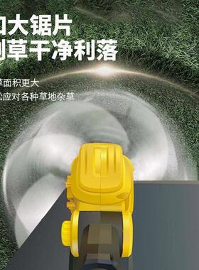 草无刷电OUK动割草机机家用除机锂电打草充电式草坪带机轮子