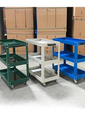 工具车，多功能汽修配件车，工具柜，三层车，车间配件车