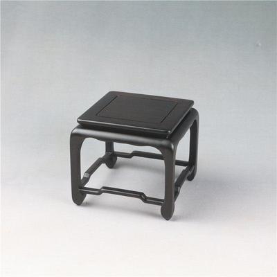 大红酸枝紫光檀正方古董文玩盆景底座摆件工艺品石头花瓶茶壶木托