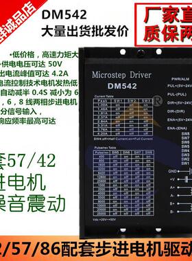 步进马达驱动器雕刻机替代雷塞DM542/2HD/直流128细分电流4.2