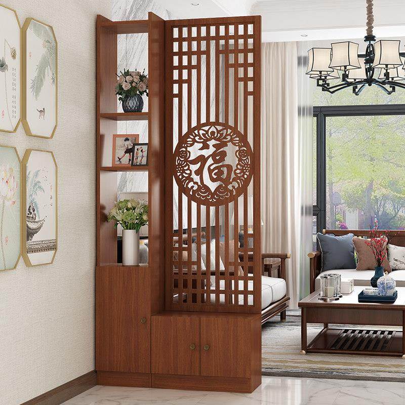 高档实木屏风隔断柜客厅装饰架遮挡正对门口进门中式入户玄关柜,住宅家具,座屏,淘宝优惠券,粉丝福利购,淘宝优惠卷