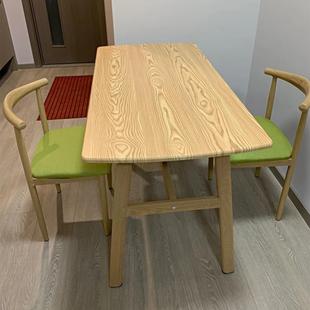 北欧餐桌家用小户型现代简约饭桌出租房长方形吃饭桌子餐桌椅组合