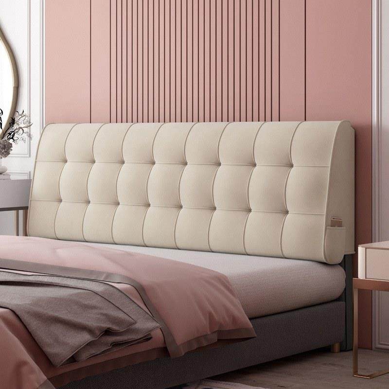 床头靠垫软包床头板大靠背垫床头罩榻榻米改造自粘可拆洗床上靠枕,居家布艺,床头靠垫,淘宝优惠券,粉丝福利购,淘宝优惠卷