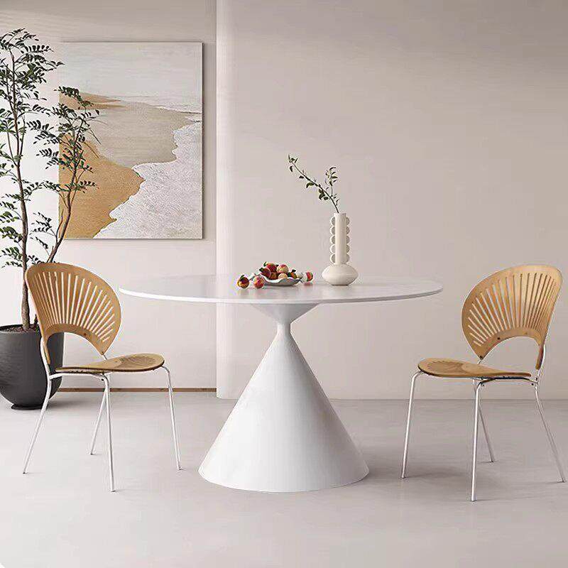 约威圆形可旋转伸缩岩板沙漏餐桌椅组合侘寂风小户型简约现代家具,住宅家具,岩板餐桌,淘宝优惠券,粉丝福利购,淘宝优惠卷