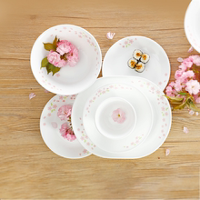 CORELLE康宁餐具美国进口樱花玻璃泡面饭碗盘高颜值送礼家用套装