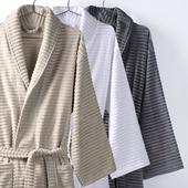 高级感纯棉华夫格浴袍男女五星级酒店宾馆睡袍情侣高端加厚浴衣