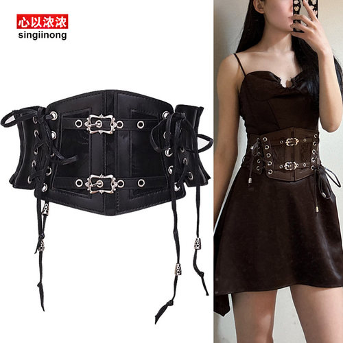 外搭衬衣连衣裙束腰高级感腰带