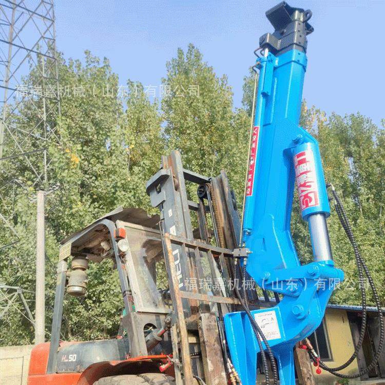 3吨叉车改装吊臂倾斜吊臂货叉吊起重工具小空间起重机价格优惠