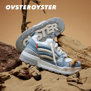 【明星同款】OVSTEROYSTER面包鞋国潮牌男女情侣鞋子厚底增高板鞋