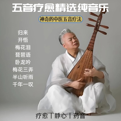 车载音药五音疗愈古典纯音乐疗愈静心助眠茶室庭院优盘内存卡CD